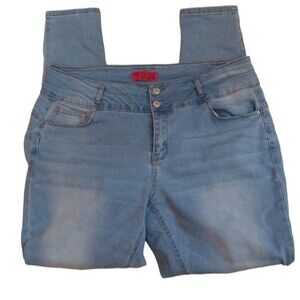 Wax Jean "Butt I Love You" narrow ankle butt lifting size 18